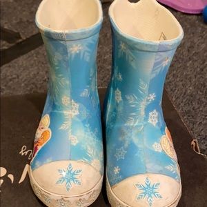 Frozen croc boots